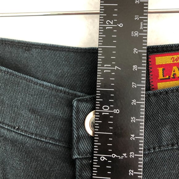 Lawman Women's Size 5/6 Superior Fit World Class Denim Relaxed Black Jeans - Picture 7 of 13